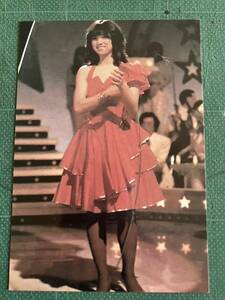 【レア】中森明菜　写真　赤ドレスの似合う女　80年代アイドル