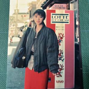 【激レア】田中美佐子 写真 鮮やか赤スカート 昭和タレントの画像1