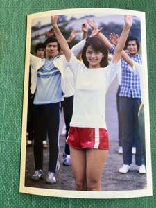 [ rare ] Okada Nana photograph white T-shirt short bread note . bulge Showa era star 