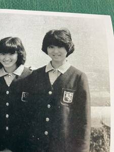 【レア】松田聖子　写真　制服　ブレザー　昭和タレント　80年代アイドル 