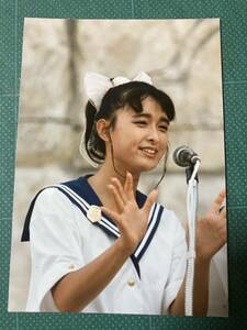 【レア】国生さゆり　写真(当時物) 白リボン　おニャン子クラブ　80年代アイドル 