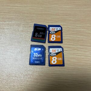 SDカード メモリーカード　8GB 32MB