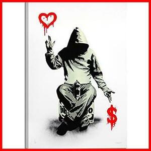 Art hand Auction ★30X40cm_Banksy06★ Banksy バンクシー 愛とお金 ポスター アートパネル 絵画 写真 アートパネル 壁掛け 部屋飾り 背景絵画 美しい贈り物, 家具, インテリア, インテリア小物, その他