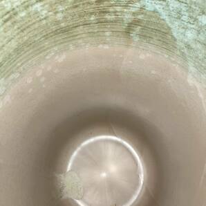 【中古】イタリア製 陶器の傘立て：直径24cm/高さ45cm/グリーン系★MADE IN ITALY/インテリア/置物/花瓶/アンブレラスタンドの画像5