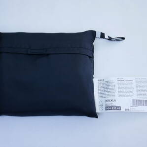 新品未開封 [IKEA] イケア [RCKLA] レックラ ポケッタブルバッグ 大容量 ショルダーバッグ 20L 48×36㎝ ブラック の画像5
