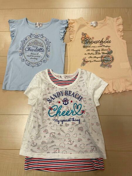 マザウェイズ　まとめ売り　ノースリーブシャツ＆半袖Tシャツ