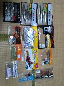 レイドジャパン、LAYSAM、Power Baitなど１２点セット　未使用、未開封、開封済み、使用済みなど様々　複数落札同梱発送可