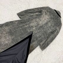 【エンポリオアルマーニ】 EMPORIO ARMANIチェスターコート ロングコート ウール イタリア製 ダークグレー_画像6