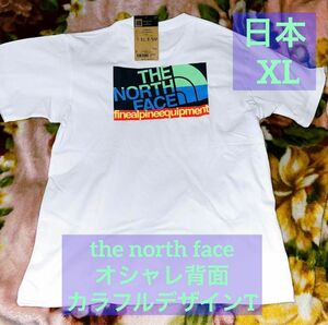 春、夏の重ね着に最適！！単品で暑い日にどうぞ THE NORTH FACE ノースフェイス 半袖Tシャツ ホワイトXLサイズ