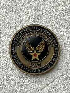 米航空宇宙軍 United States Air Force Aerospace power Challenge Coin 米軍 空軍 チャレンジコイン 希少 レトロ