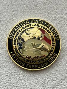 Operation Iraqi Freedom Anheuser-Busch Operation Salute Challenge Coin 米軍 チャレンジコイン 希少 レトロ