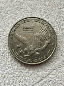 U.S. Air Force &#34;American Defenders of Freedom&#34; PRAY Challenge Coin 米軍 チャレンジコイン 希少 レトロ 