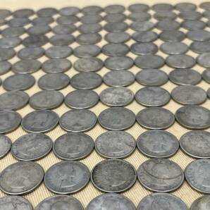#1563【カナダ銀貨】ANTIQUE COIN『10セント銀貨 1952～1964 大量124枚』CANADA銀貨「エリザベス二世 ヨット」銀貨【コレクター品】の画像4