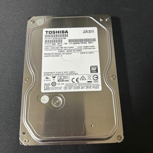 A13:（動作保証/AVコマンド対応/使用0時間）SATA 3.5インチHDD 1TB TOSHIBA DT01ACA100