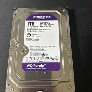 A67:【動作保証/使用0時間/AVコマンド対応】WDC WD10PURZ 3.5インチHDD SATA 1TB 1000GB