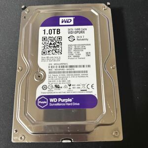 A77:【動作保証/使用0時間/AVコマンド対応】WDC WD10PURX 3.5インチHDD SATA 1TB 1000GB