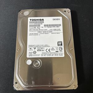 A114:（動作保証/AVコマンド対応/使用0時間）SATA 3.5インチHDD 1TB TOSHIBA DT01ACA100