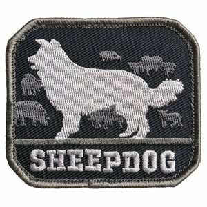 MIL-SPEC MONKEY ミリタリーパッチ Sheepdog ベルクロ付き [ SWAT ] MSM ミルスペックモンキー