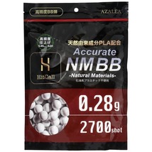 HitCall バイオBB弾 天然由来成分PLA配合 0.28g 2700発入り ヒットコール NMBB弾 バイオビービー弾_画像1