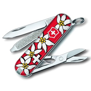 VICTORINOX (ビクトリノックス) ナイフ 女性 クラシック エーデルワイス柄 【国内正規品】 0.6203.840