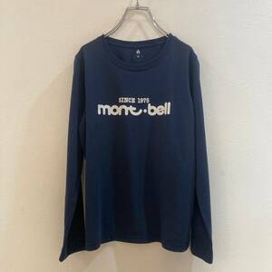 mont-bell/モンベル 長袖 ロングTシャツ アウトドア ネイビー 紺 レディース M