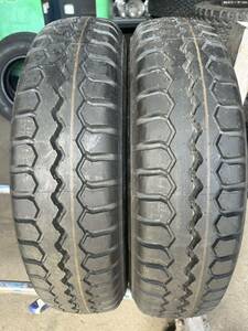 新社外し　送料無料　205/85R16 117/115L LT（ブリヂストン）V-STEEL RIB LUG G557 2本 A.8