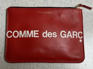 ★ COMME des GARCONS ■コムデギャルソン ■ポーチ ■クラッチ ■パース ■HUGE LOGO ■SA5100HL 【送料無料】 中古品