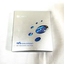 【リモコン付】SONY ソニー MD WALKMAN MZ-E520 ポータブルMDプレーヤー ウォークマンRM-MC33EL_画像2