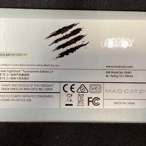 E091★ マッドキャッツ / Mad Catz アーケード ファイト スティック トーナメント エディション TE2+ 本体 ジャンク品 / 1円スタート ★の画像6