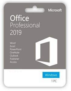 Microsoft Office Professional Plus 2019 for windows 1PC correspondence certification to completion support Microsoft official site from download 