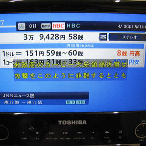 ★中古品★TOSHIBA 東芝 ポータブル DVD プレーヤー SD-P96DT 地デジ ワンセグの画像4