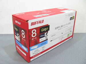 ★未使用品★BUFFALO バッファロー 8ポート スイッチングハブ LSW6-GT-8NS/WH　②