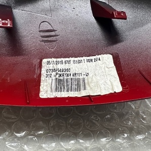 FIAT 500 アバルト 595 マイナー前 ドアミラー カバー 純正 赤 純正色の画像3