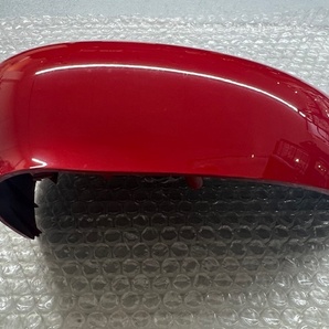 FIAT 500 アバルト 595 マイナー前 ドアミラー カバー 純正 赤 純正色の画像2