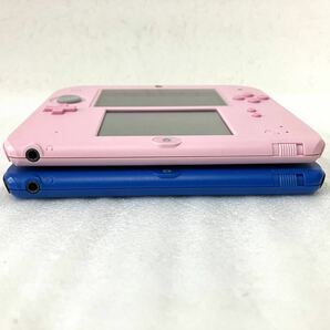 2点セット Nintendo 任天堂 2DS ピンク ブルー 本体 ニンテンドー2DS ポータブルゲーム機の画像7