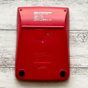 新品 ソーラー電卓１２桁 アスカ C1247 赤・レッド 小型 パッケージなし ３の画像3
