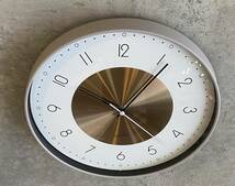 HM wall clock スウィープ式(検索,ミッドセンチュリー,イームズ,ビンテージ,50's,60's,北欧,ハワードミラー,ACME,ビンテージ時計,クロック_画像3