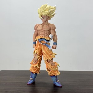 ■ ドラゴンボール ☆【初超 超サイヤ人 孫悟空】■ 約30cm 1.1kg 海外限定 漫画風 PVC 箱なし