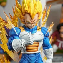 ■ ドラゴンボール ☆【ベジータ】■ 約35cm 2.6kg 海外限定 漫画風 PVC 箱なし_画像4