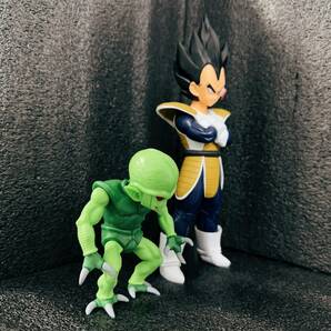 ■ ドラゴンボール ☆【栽培マン&ベジータ】■ 約24cm 0.8kg 海外限定 漫画風 PVC 箱なしの画像2