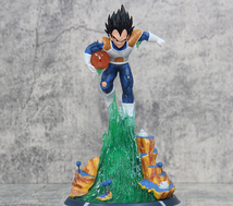 ■ ドラゴンボール ☆【ベジータ】■ 約25cm 0.7kg 海外限定 漫画風 箱なし_画像1