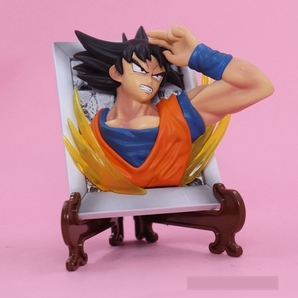 ■ ドラゴンボール ☆【孫悟空】■ 約10cm 0.4kg 海外限定 漫画風 PVC 箱なしの画像4