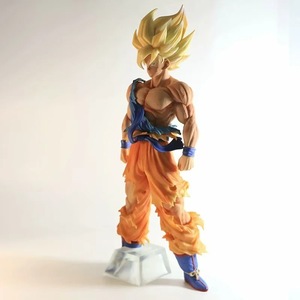 ■ ドラゴンボール ☆【初超 超サイヤ人 孫悟空】■ 約43cm 1.6kg 海外限定 漫画風 PVC 箱なし