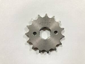 [Новая] Honda CB125T Drive Sprocket 15T (428)/Search JC06 Sprocket Sprocket Sprocket XL125R CBX125F CD125T CG125 и т. Д.