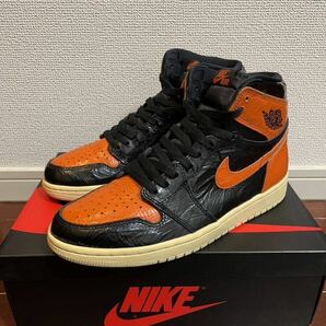 極美品 エアジョーダン1 シャタバ3.0 AIR JORDAN/シカゴ/シャドー/ダンク SB/トラヴィス/オフホワイト/Supreme/エアフォース/AIRFORCE/26.5の画像1