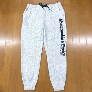 ●Abercrombie&Fitch アバクロンビー&フィッチ 裏起毛 スウェット ジョガーパンツ XL 杢グレー 2L LL 特大 大きいサイズ スウェットパンツ