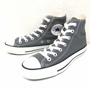 ●CONVERSE コンバース オールスターハイ キャンバス ハイカット スニーカー 23.5cm グレー ALL STAR レディース 女性用 婦人