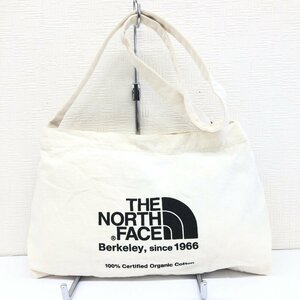 THE NORTH FACE ノースフェイス オーガニックコットン ミュゼットバッグ 10L 白 オフホワイト ショルダーバッグ サコッシュ 斜掛け 肩掛け