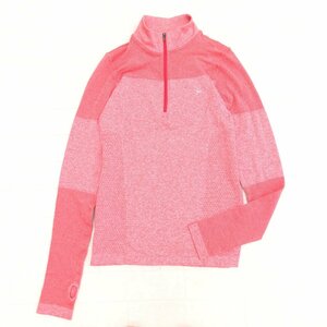 NIKE ナイキ 吸水速乾 ドライ ランニング シャツ L サーモンピンク カットソー ロンT Tシャツ ポロシャツ レディース 女性用 トレーニング