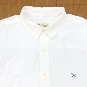 Eddie Bauer エディーバウアー ロゴ刺繍 コットン シャツ XL 白 ホワイト 長袖 2L LL 特大 大きいサイズ アメカジ メンズ 紳士の画像5